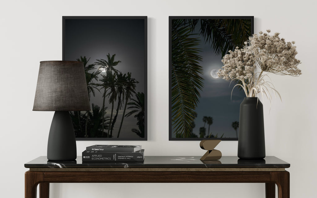 Set - Moon through the Palm Trees